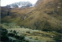 Frost on the ground at 3500m